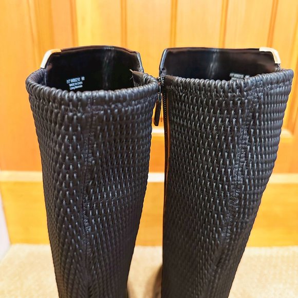 Cole Haan Elverton Knee High Black Leather Winter Boot, Size 9B - Picture 3 of 13